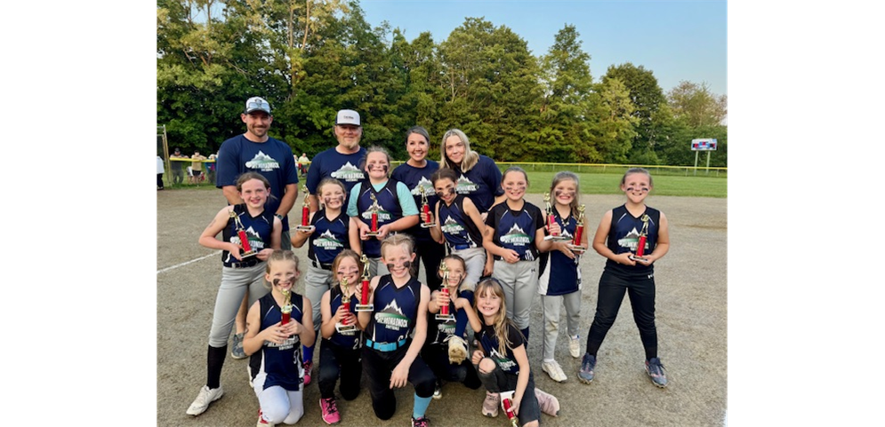 2025 Minors Softball champs - Blue